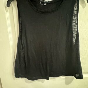 Zobha Black Sleeveless Muscle Tank – XL